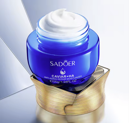 Crema Facial Caviar Antiarrugas con Ácido Hialurónico