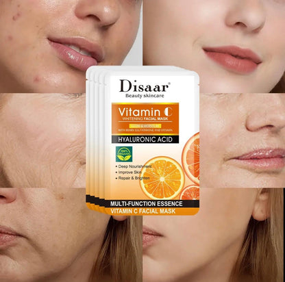 Mascarilla Facial Hidratante con Ácido Hialurónico