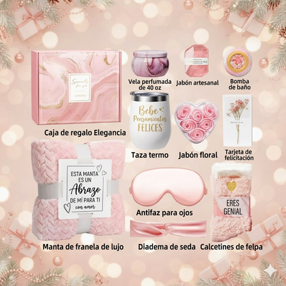Kit Spa Completo 11 Piezas — Regalo para Mamá