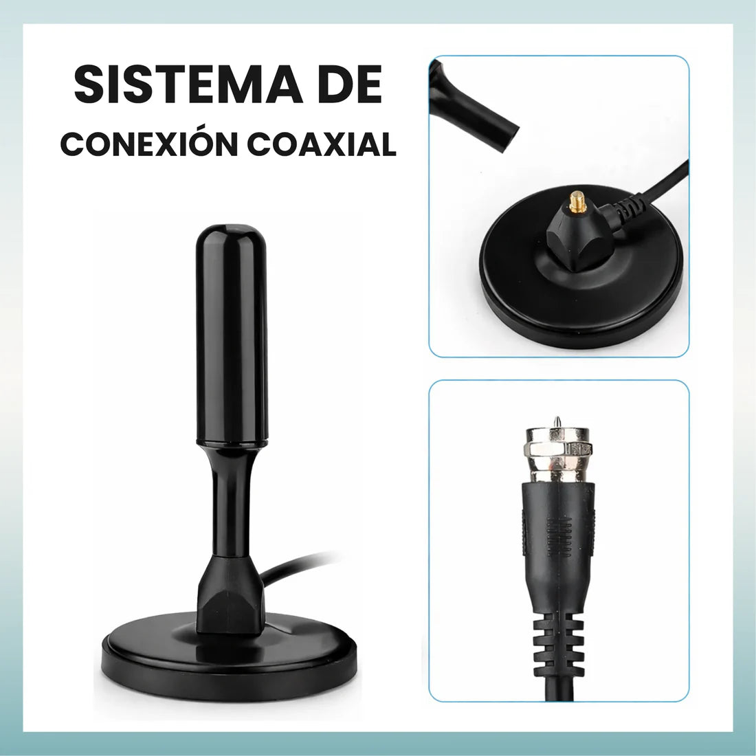 Antena Digital HD Portátil (Plug & Play)