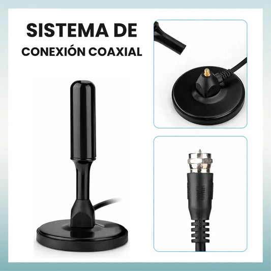 Antena Digital HD Portátil (Plug & Play)