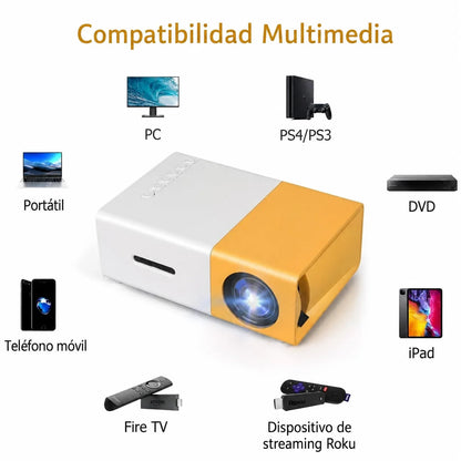 Mini Proyector Portátil 60" - Cine en Casa por Menos de $50.000