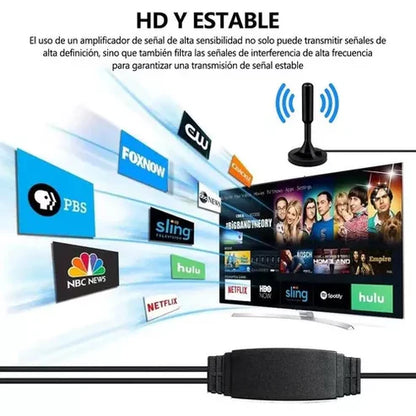 Antena Digital HD Portátil (Plug & Play)